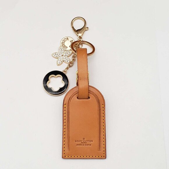 Authentic Louis Vuitton Luggage tag with Unbranded Keychain, Keycharm 121025 - Picture 8 of 8